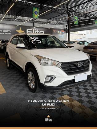 HYUNDAI CRETA 1.6 16V FLEX ACTION AUTOMÁTICO HYUNDAI CRETA 1.6 16V FLEX ACTION AUTOMÁTICO